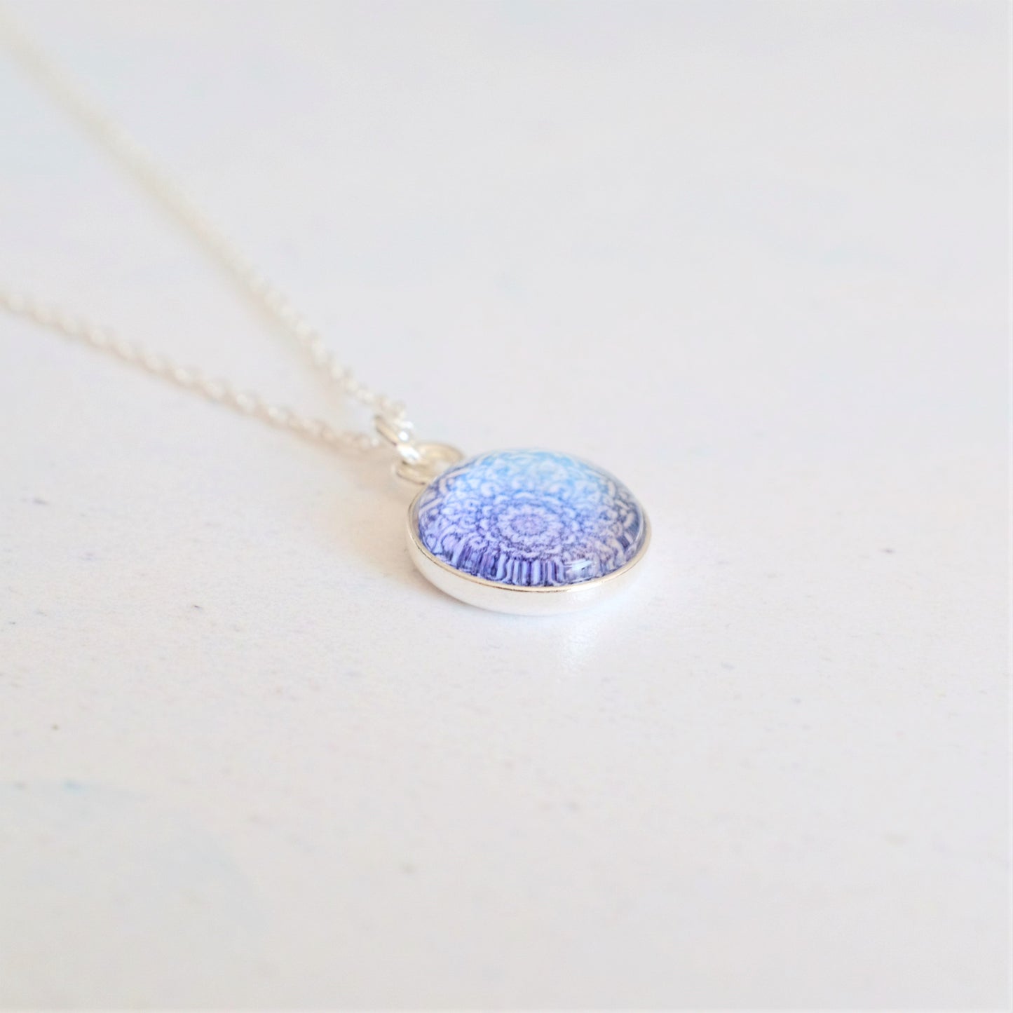 Sterling Silver Mandala Necklace