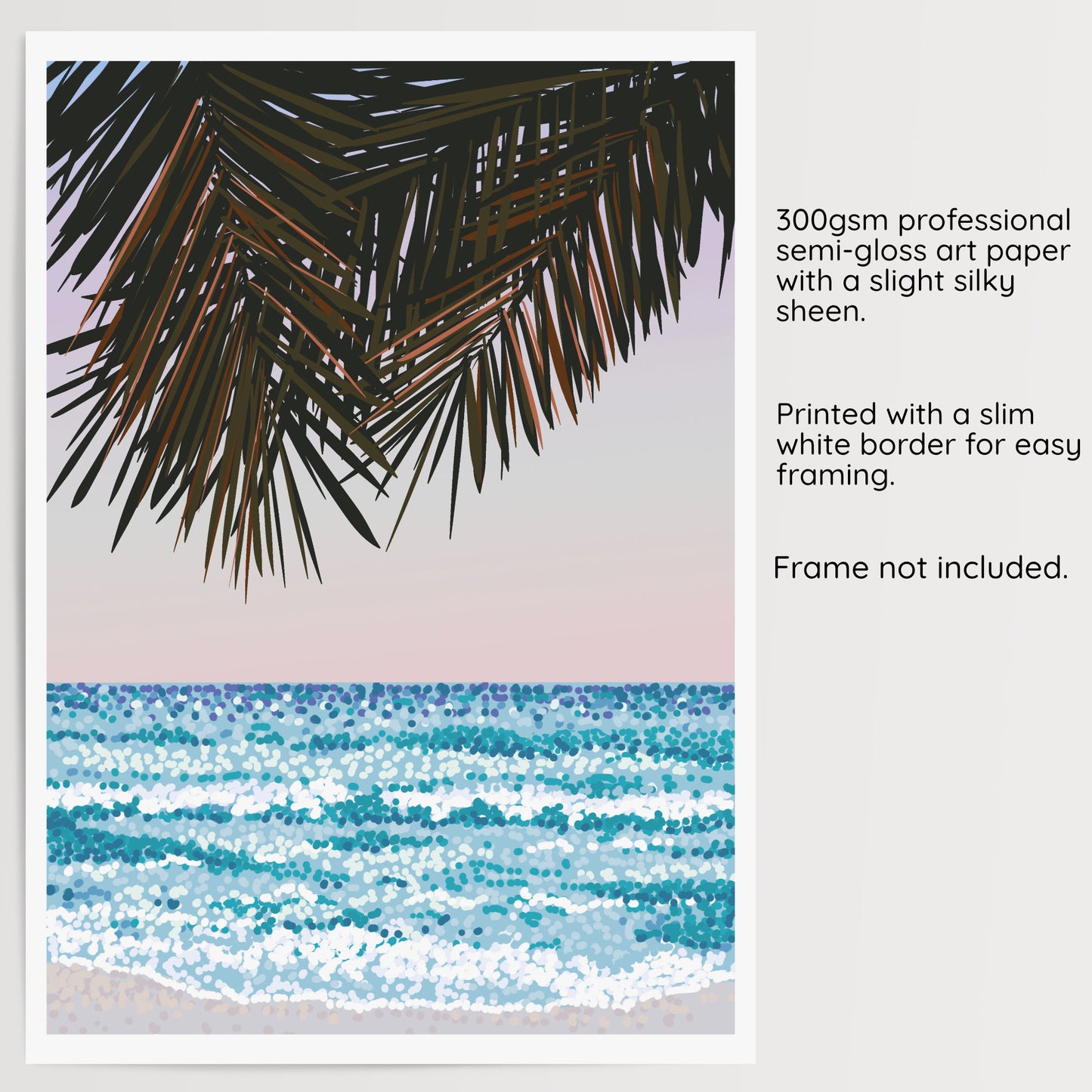 Tropical Beach Print