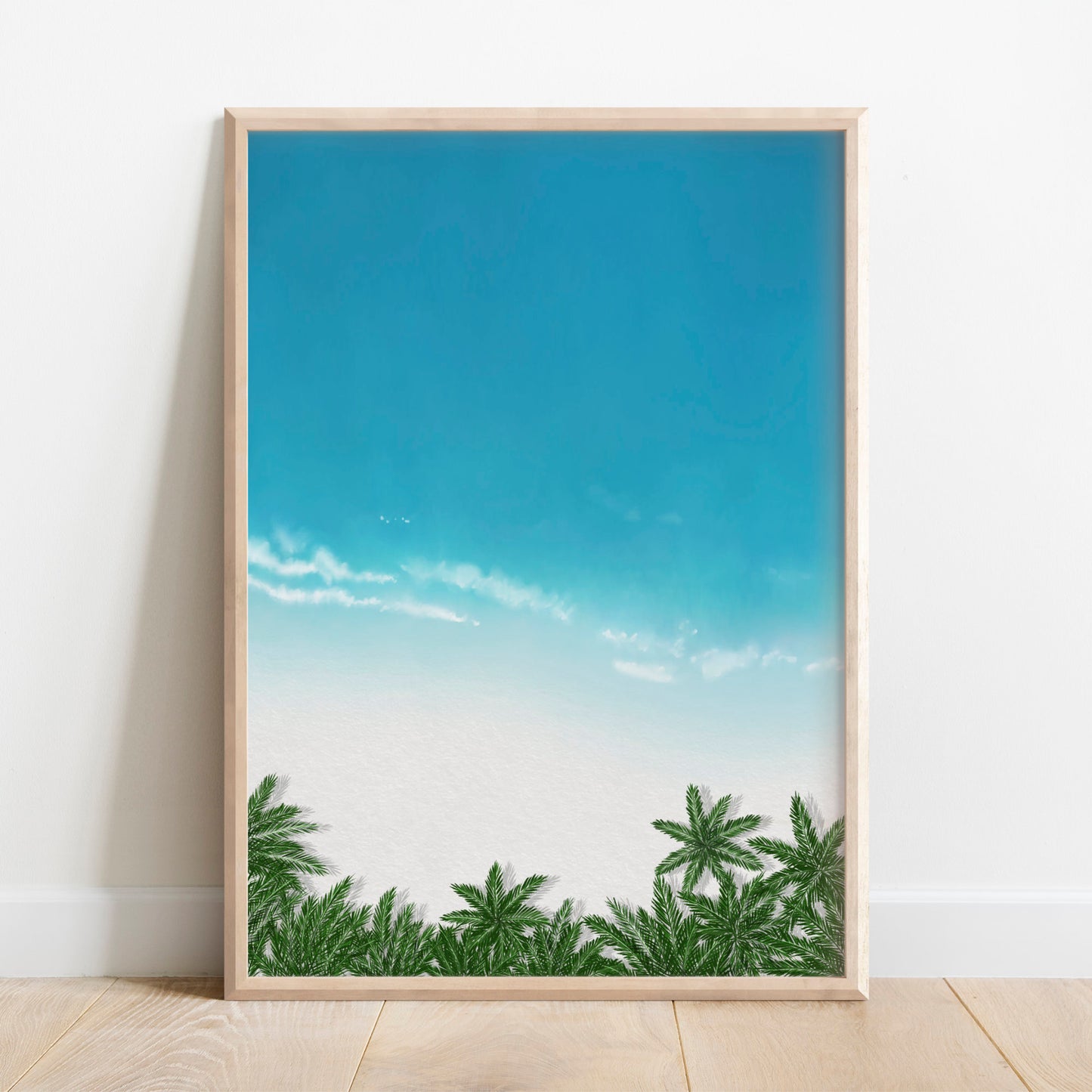 Aerial Beach Print
