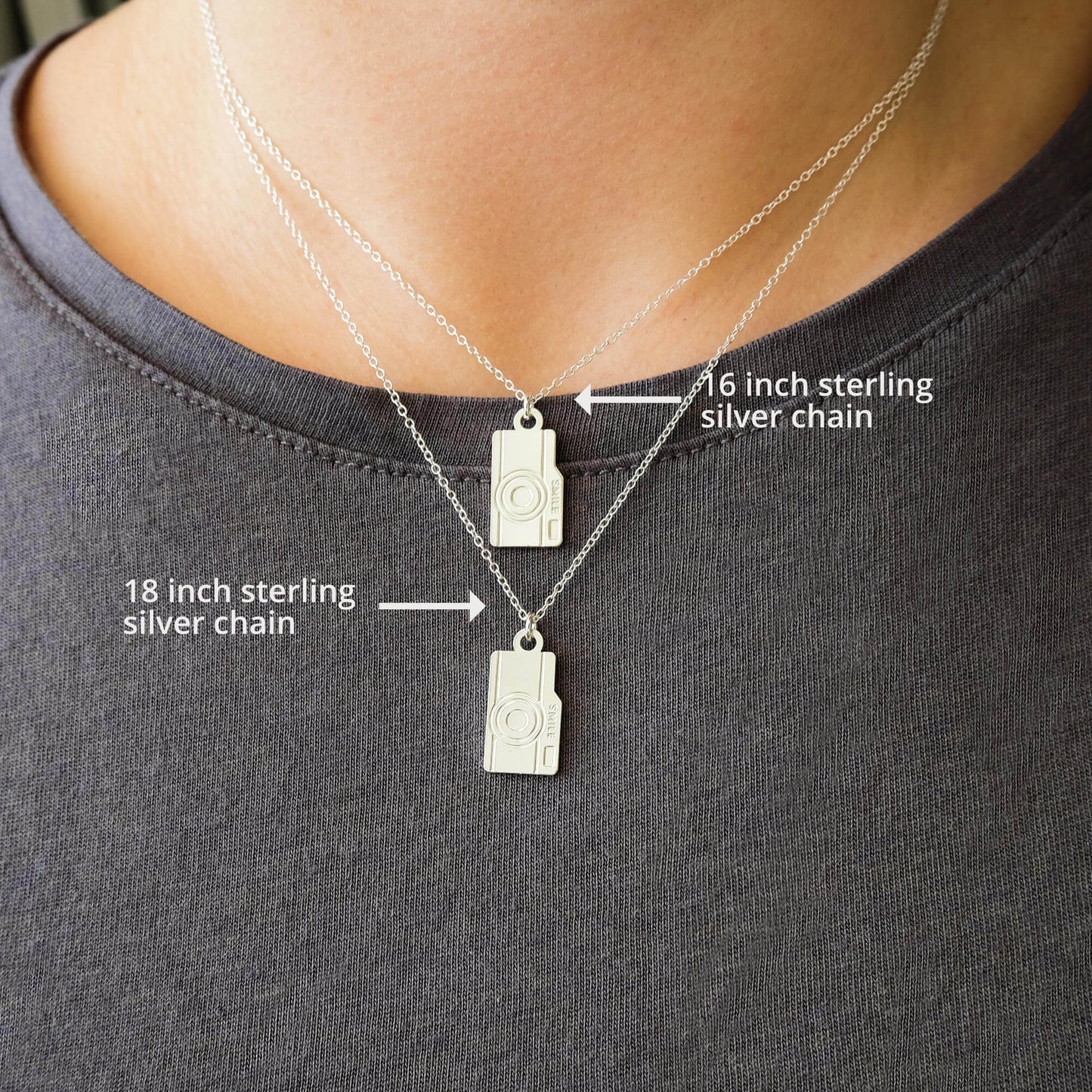 Smile Camera Necklace