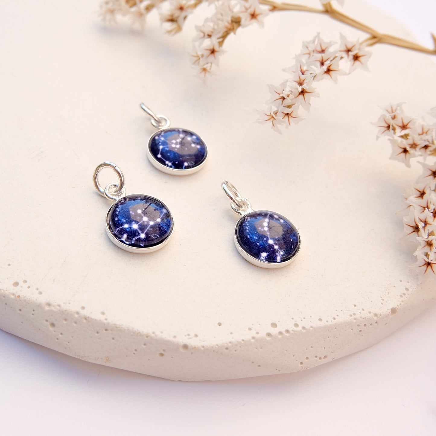 Sterling Silver Zodiac Charm