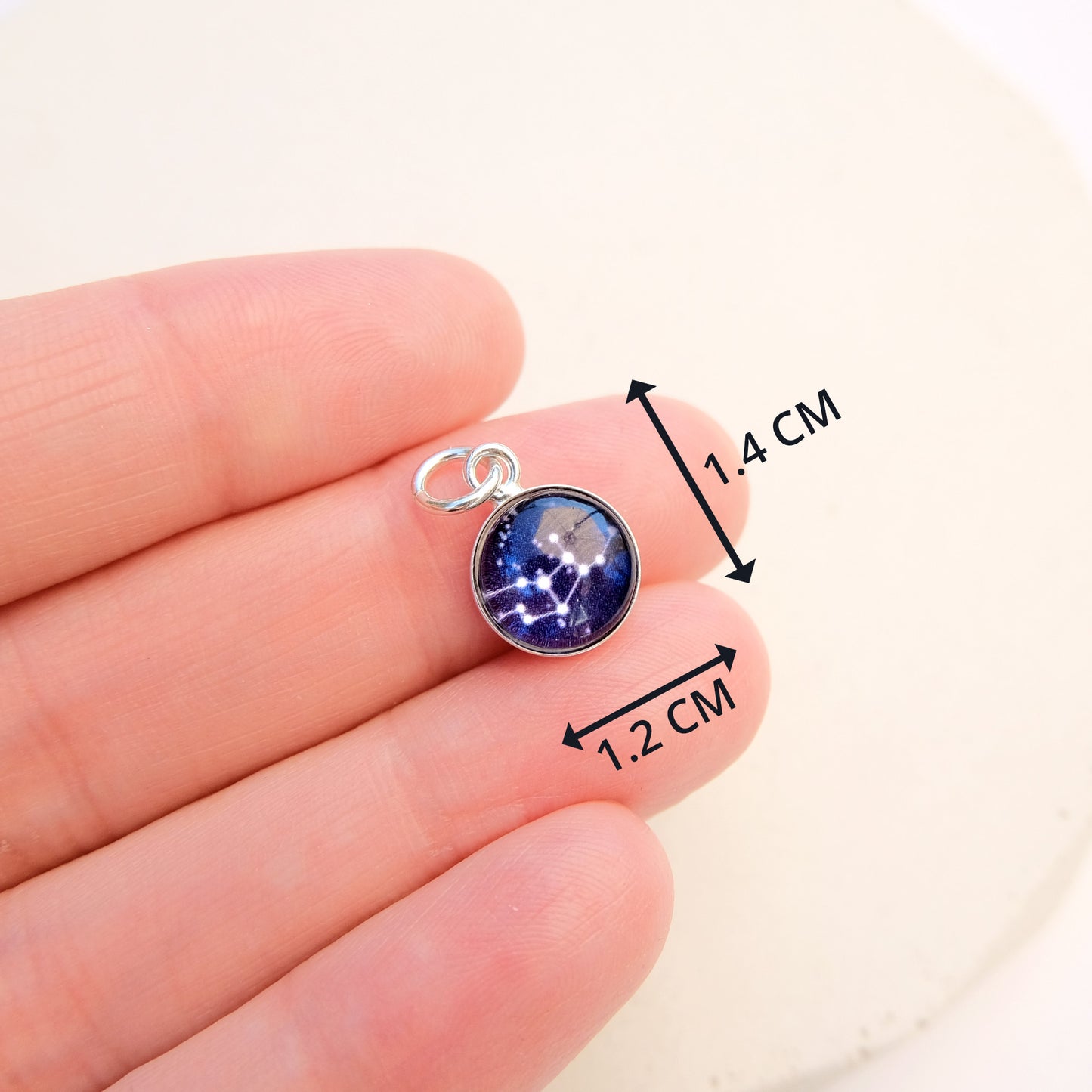 Sterling Silver Zodiac Charm