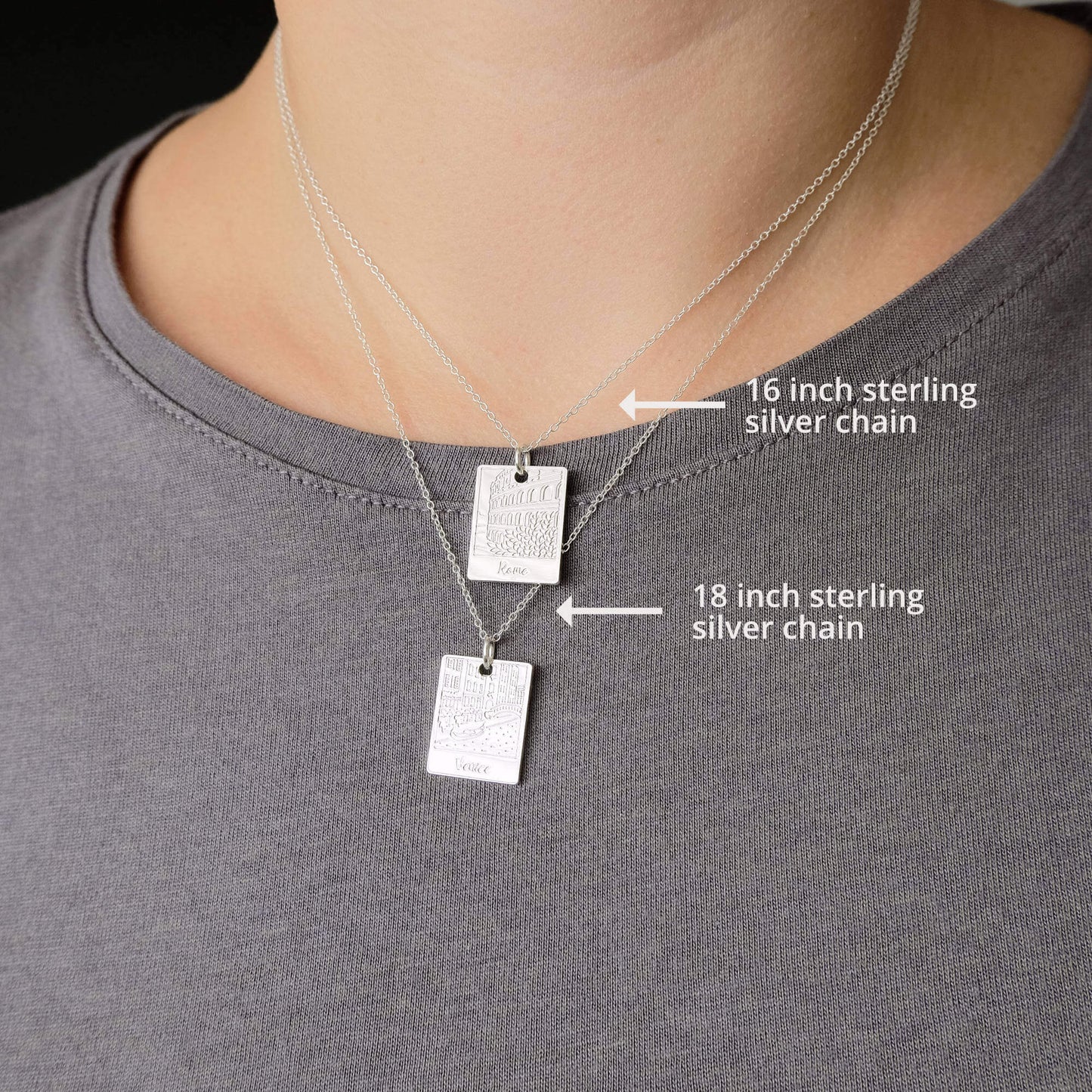 Rome Italy Necklace - Keepsake Travel Gift