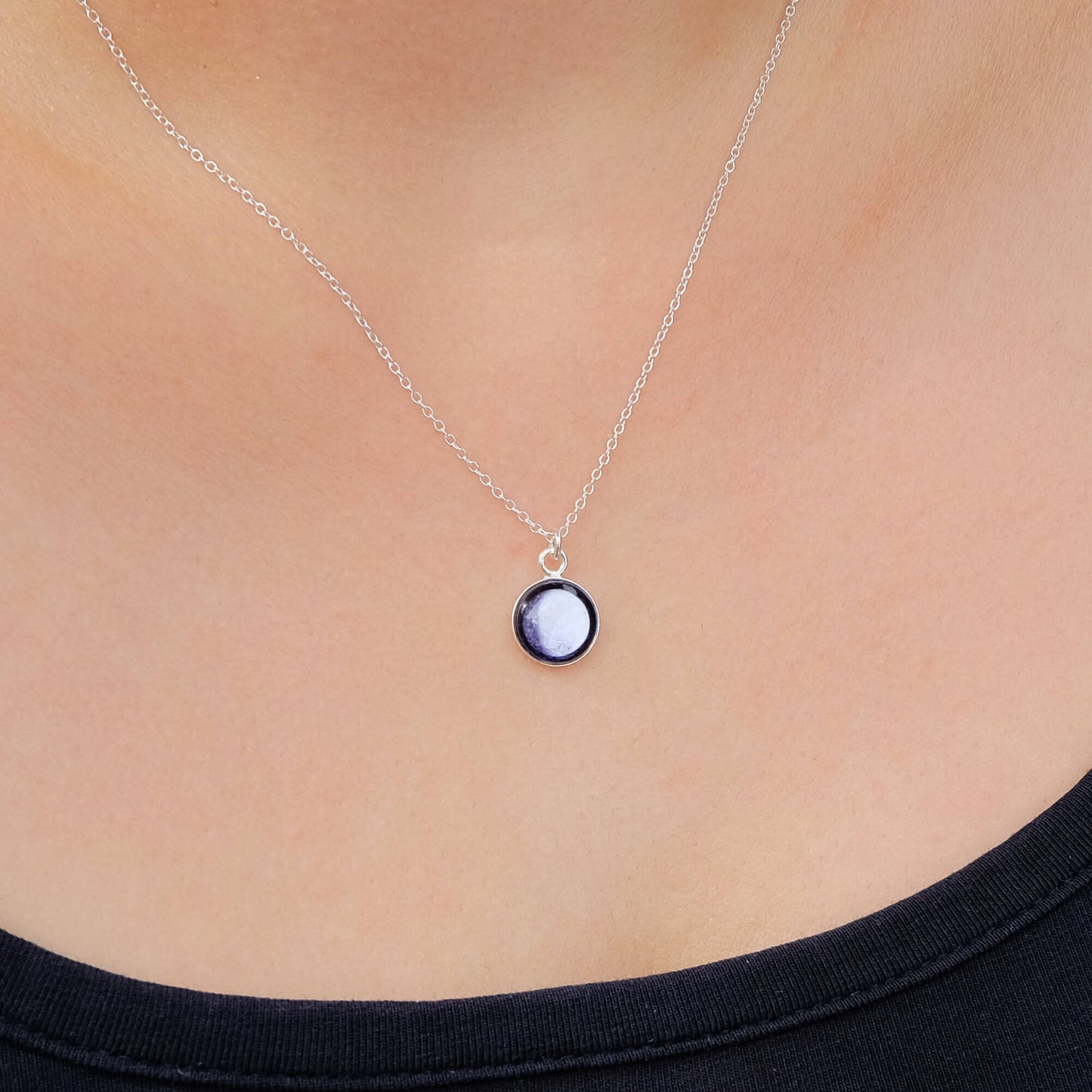 Personalised Moon Phase Necklace