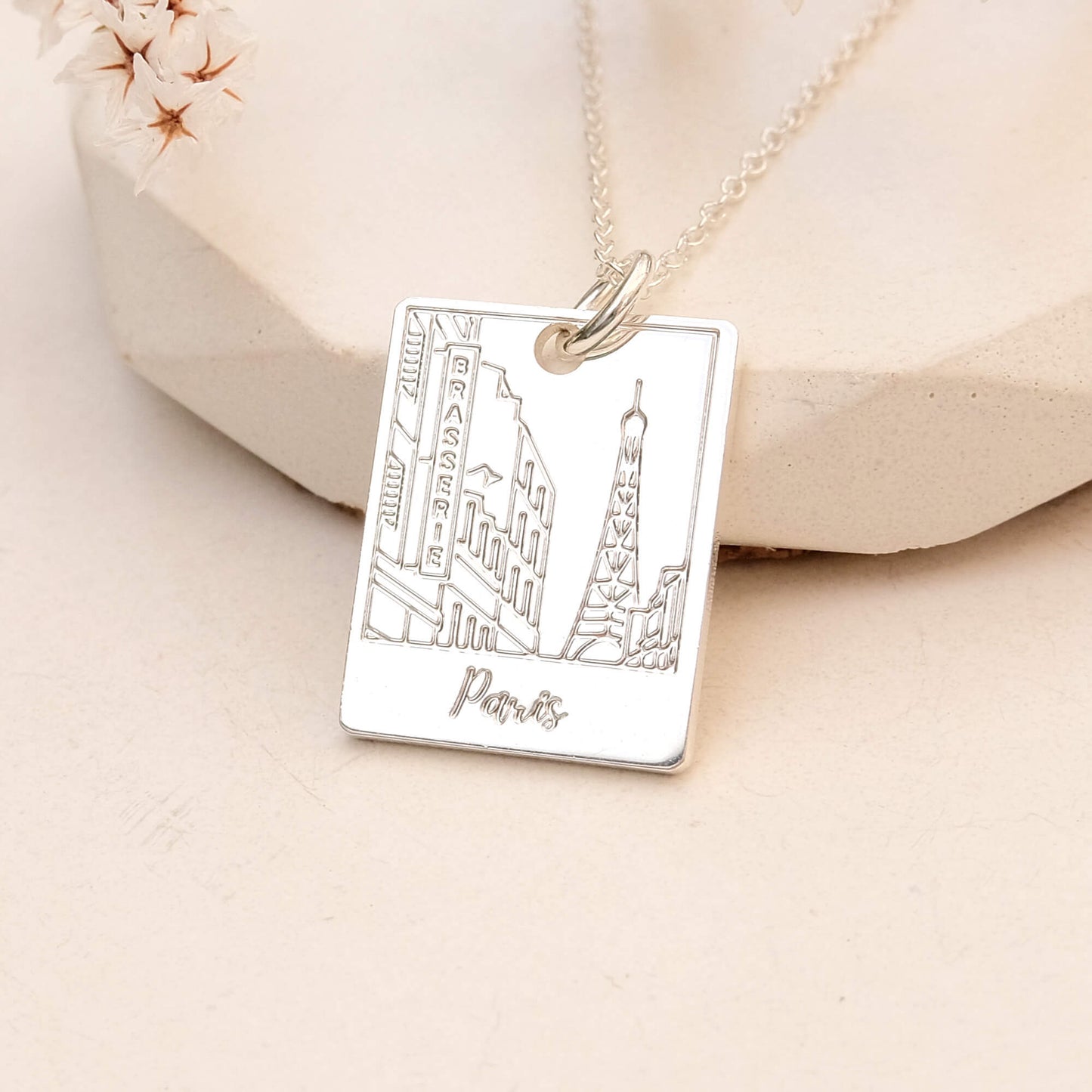 Paris Travel Necklace - Keepsake Travel Gift