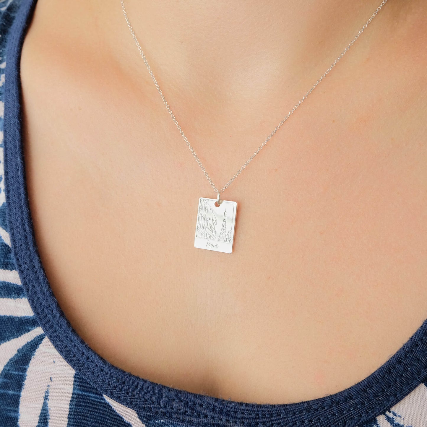 Paris Travel Necklace - Keepsake Travel Gift