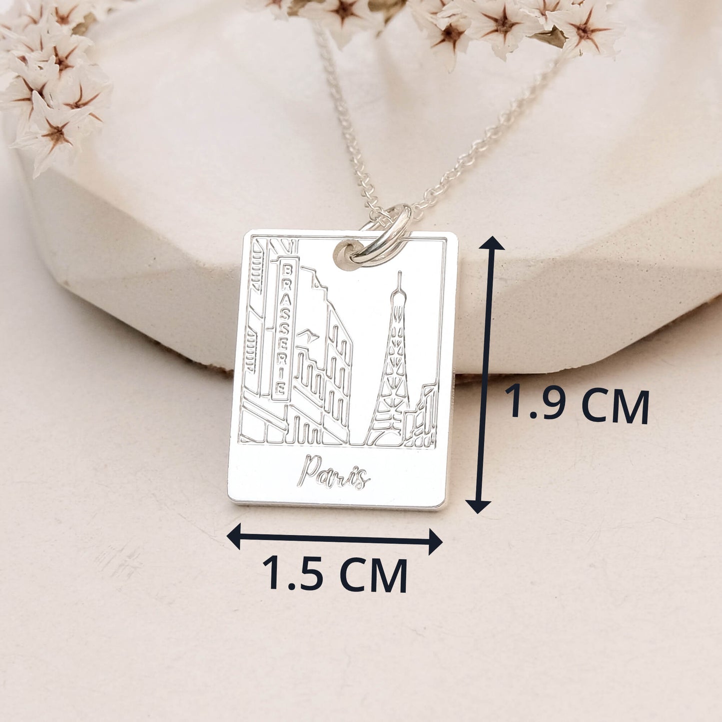 Paris Travel Necklace - Keepsake Travel Gift