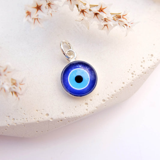 Sterling Silver Evil Eye Charm