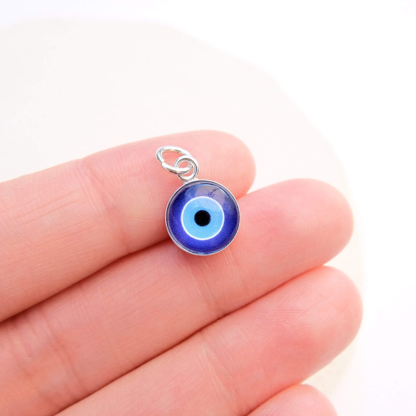 Sterling Silver Evil Eye Charm