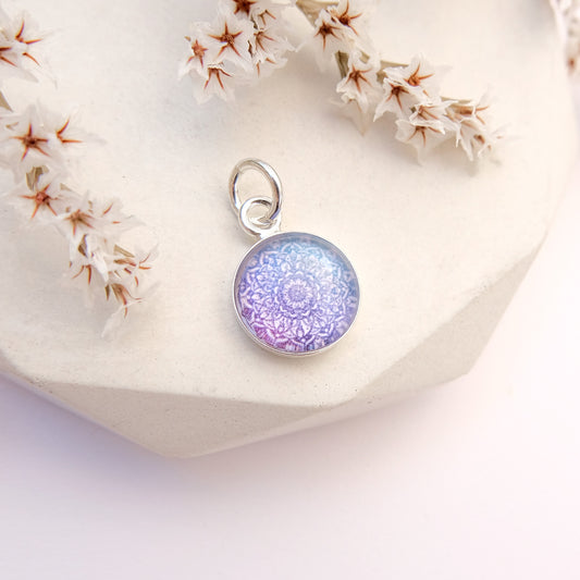 Sterling Silver Mandala Charm