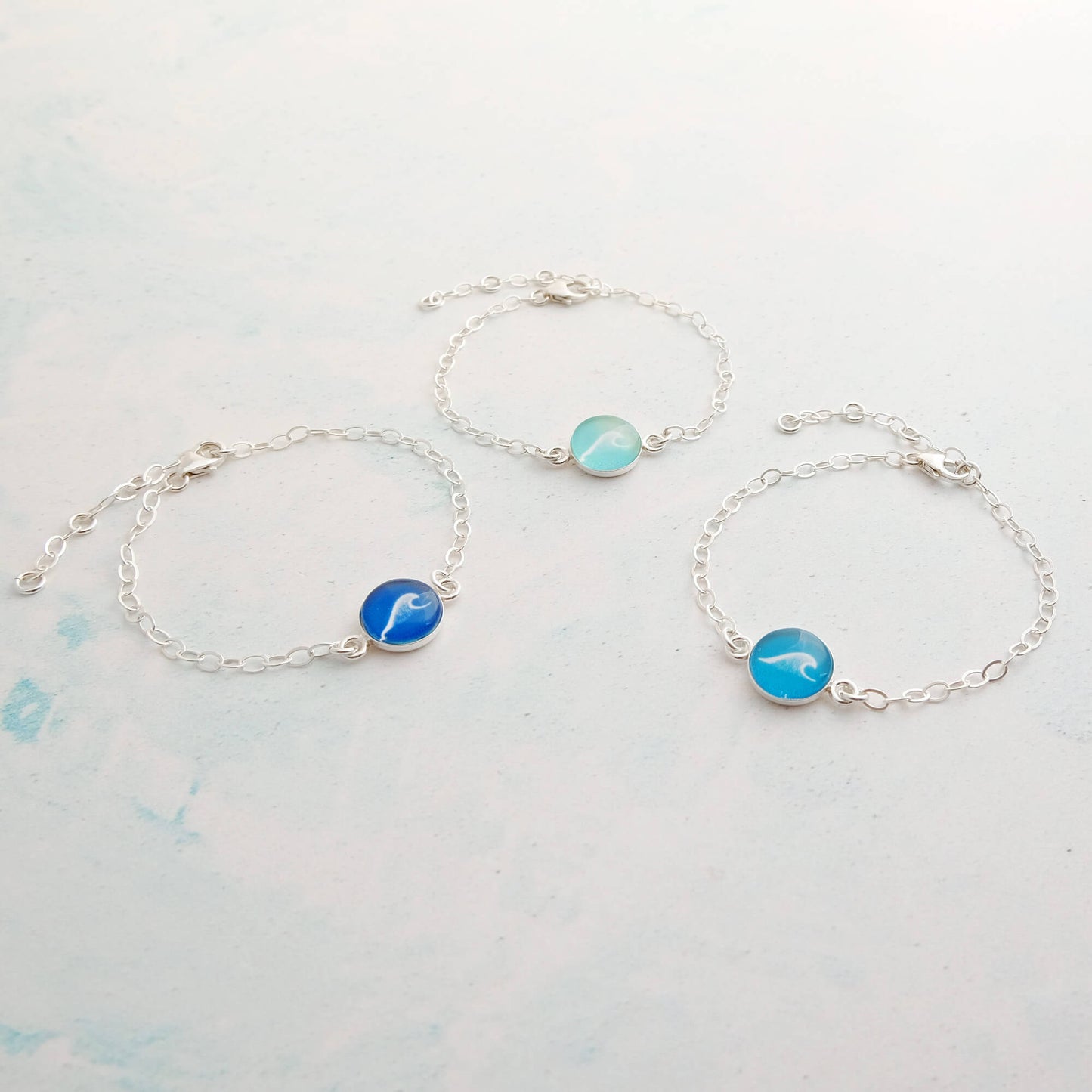 Sterling Silver Wave Bracelet