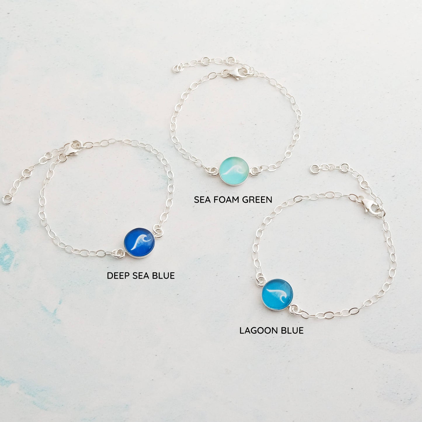 Sterling Silver Wave Bracelet