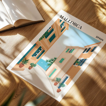 Mallorca Art Print Travel Poster