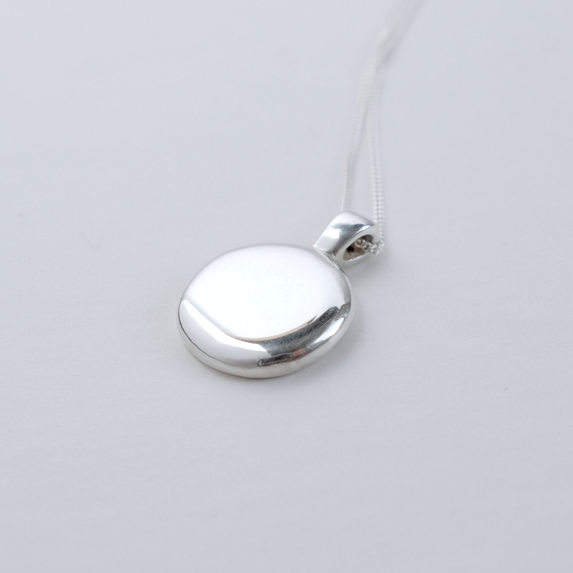 Sterling Silver Happy Place Peaceful Ocean Necklace