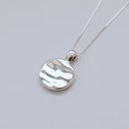 Happy Place Peaceful Ocean Necklace in Sterling Silver