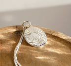 Happy Place Sunset Ocean Necklace in Sterling Silver