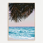 Palm Tree Beach Print