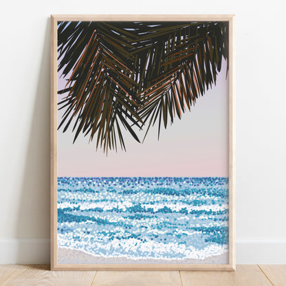 Tropical Beach Print