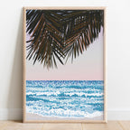 Palm Tree Beach Print