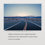 Wanderlust Sunset Open Road Travel Art
