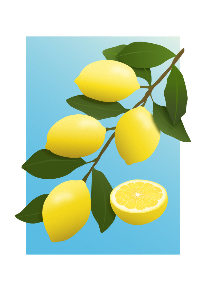 Summer Lemons Print