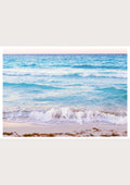 Sunset Beach Art - Tropical Ocean Print