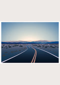 Wanderlust Sunset Open Road Travel Art