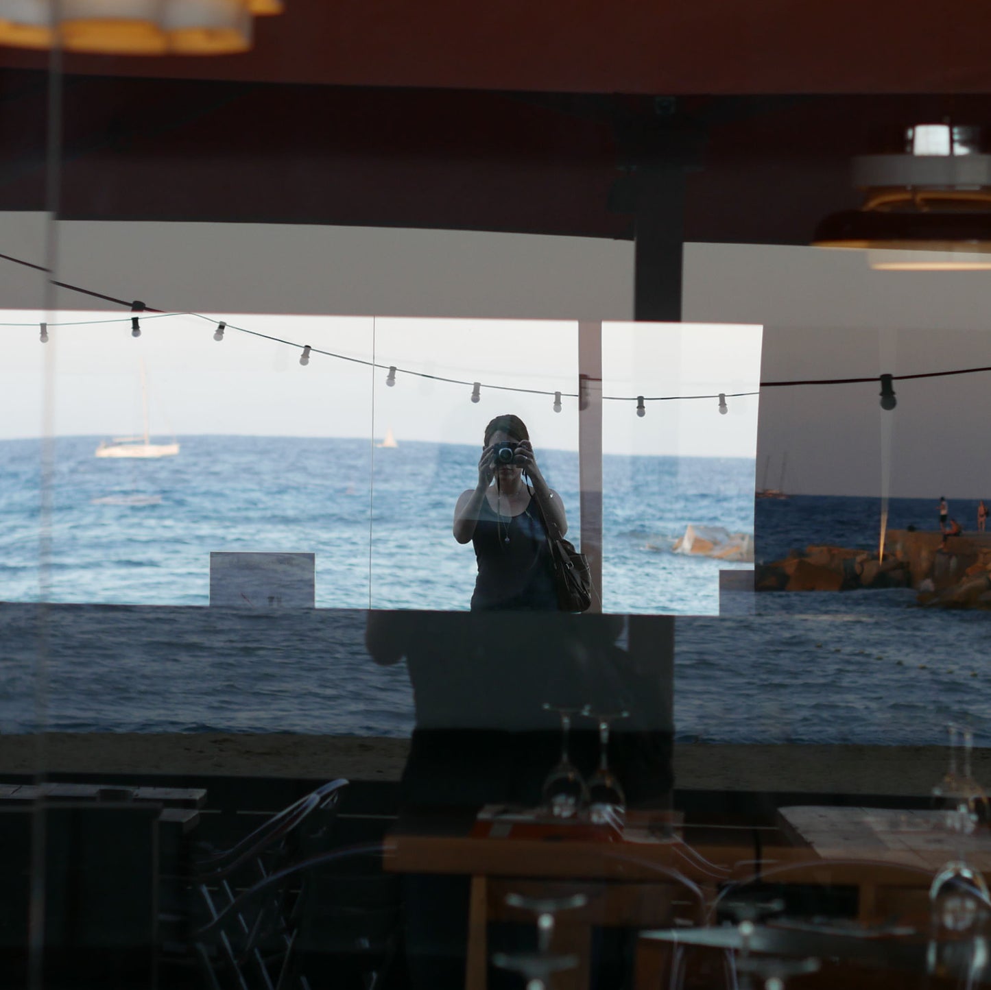 Sunset Beach Art - Tropical Ocean Print