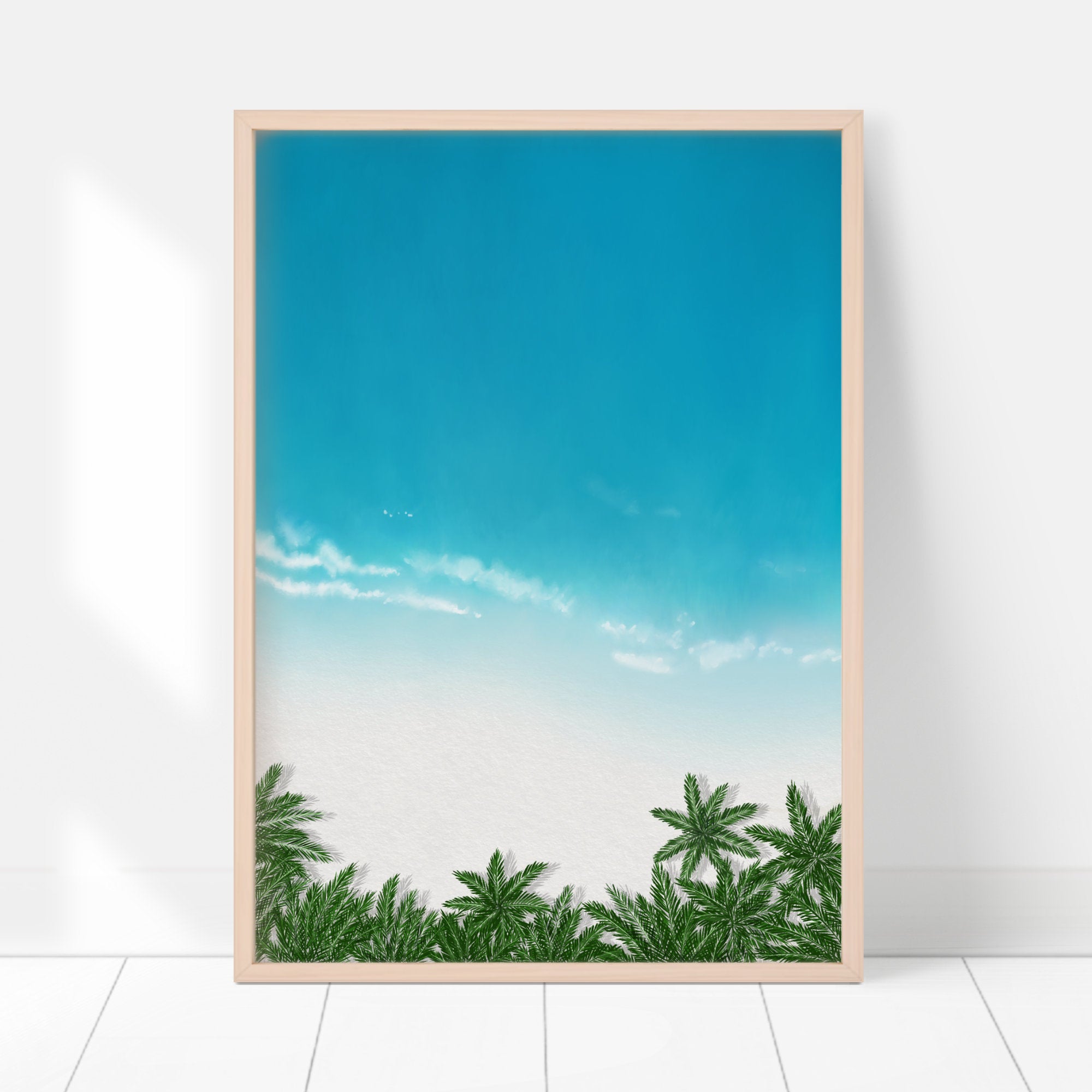 Aerial Beach Print