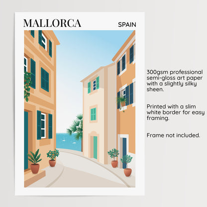 Mallorca Art Print Travel Poster