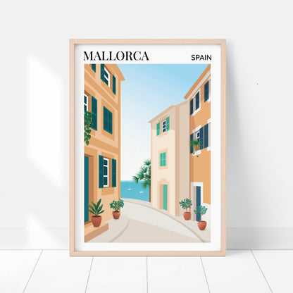 Mallorca Art Print Travel Poster