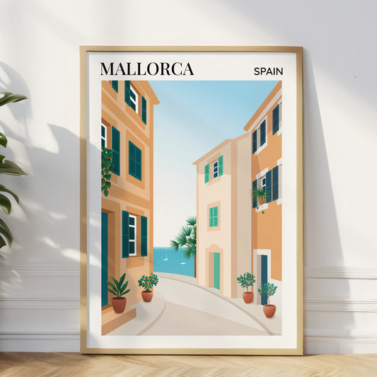 Mallorca Art Print Travel Poster