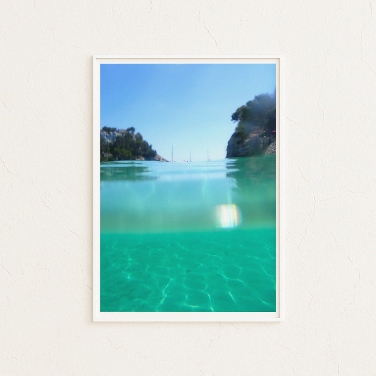 Mediterranean Beach Art - Ocean Swimming