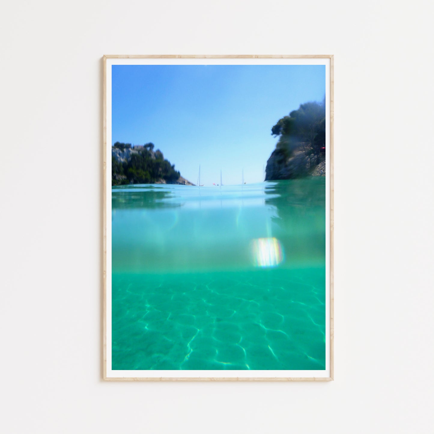 Mediterranean Beach Art - Ocean Swimming