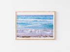 Sunset Beach Art - Tropical Ocean Print