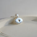 Sterling Silver Positivity Evil Eye Necklace