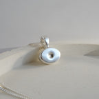 Positivity Evil Eye Necklace in Sterling Silver