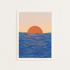 Sunset Sea Art