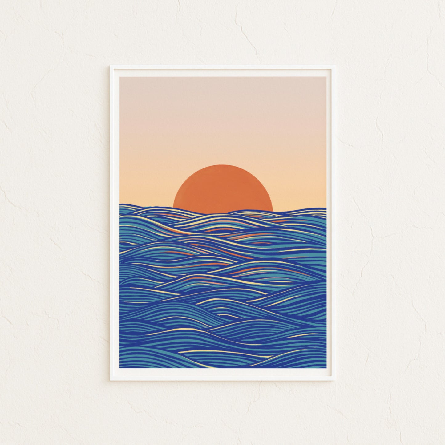 Sunset Sea Art