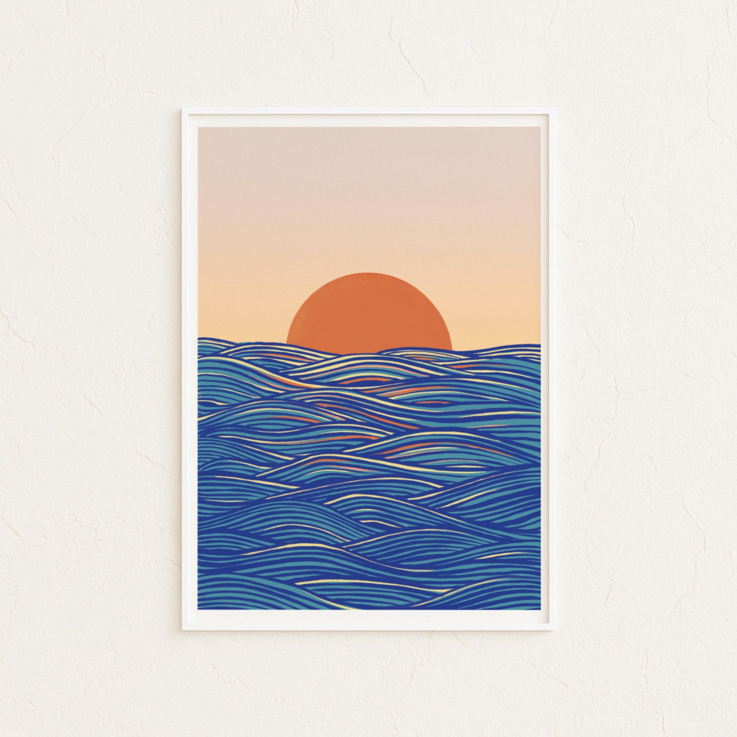 Sunset Sea Art