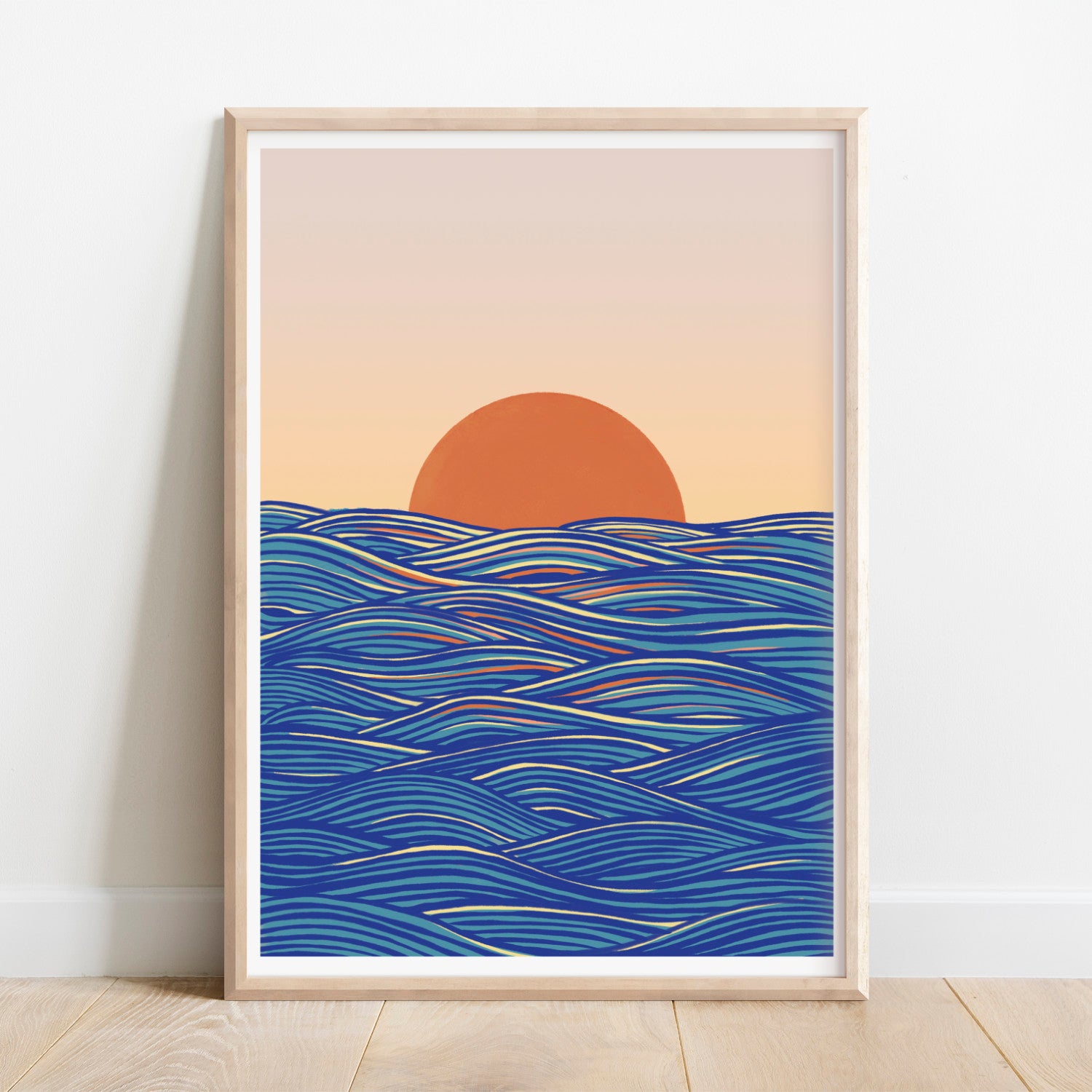 Sunset Sea Art