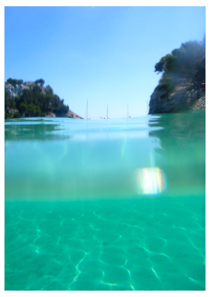Mediterranean Beach Art - Ocean Swimming