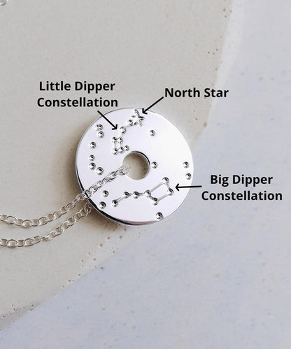 North Star Necklace Star Map Cassiopi