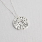 Celestial Sun and Moon Necklace
