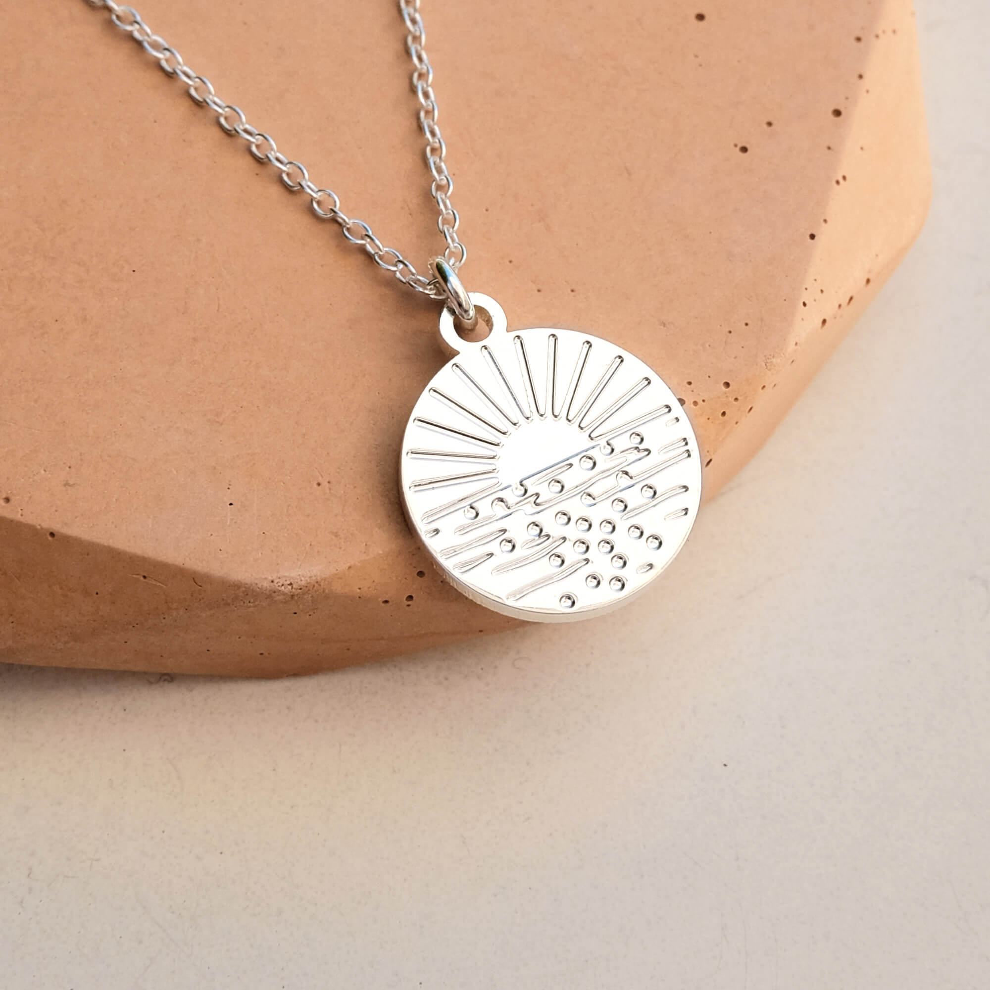 Small Happy Place Ocean Necklace