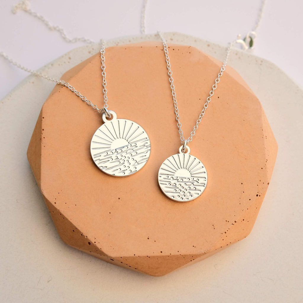 Small Happy Place Ocean Necklace