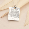 Rome Italy Necklace - Colosseum Travel Gift