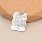 Rome Italy Necklace - Colosseum Travel Gift