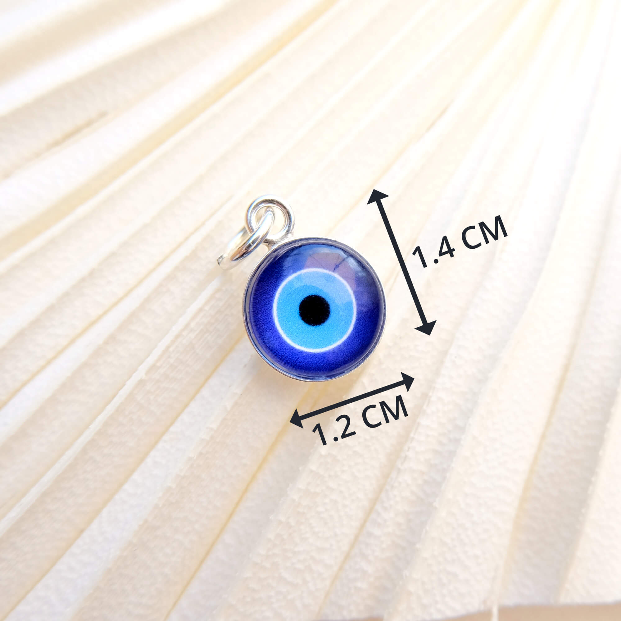 Sterling Silver Evil Eye Charm