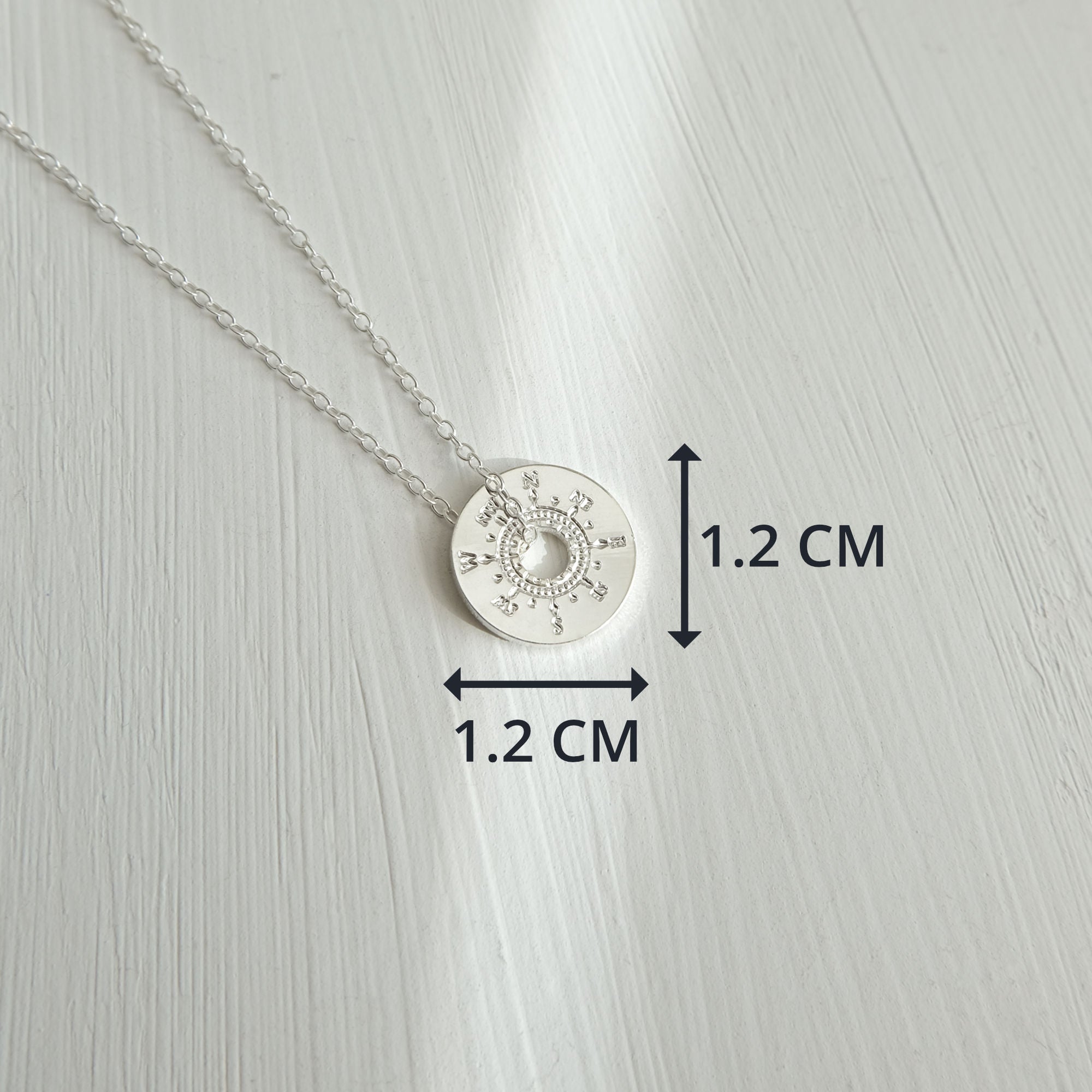 Buy Valloey Rover Gold Initial Pendant Necklace, 14K Gold Plated Disc  Double Side Engraved 16.5